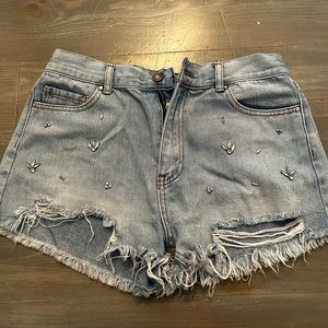 bedazzled shorts